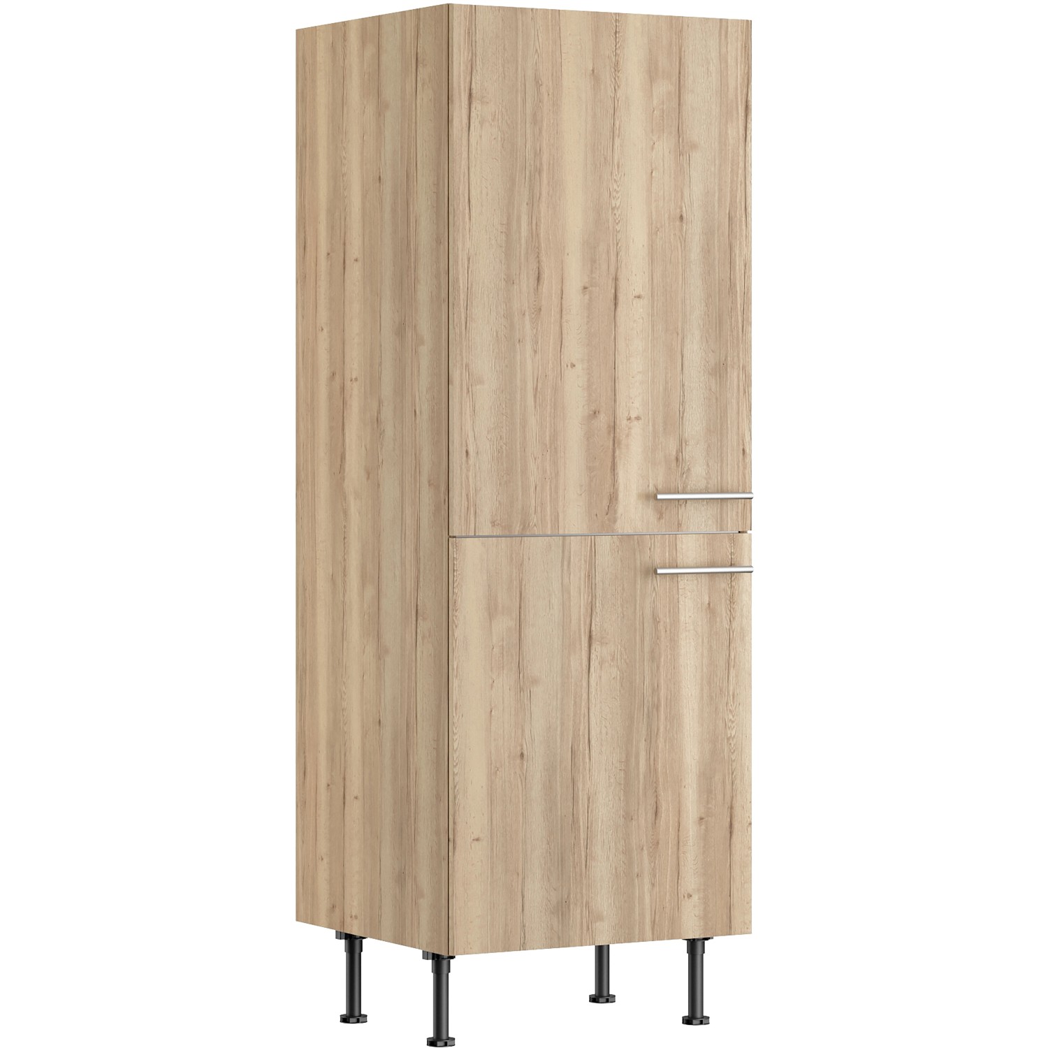 Optifit Küchen-Midischrank Erik290 60 cm x 176,6 cm x 58,4 cm Wildeiche