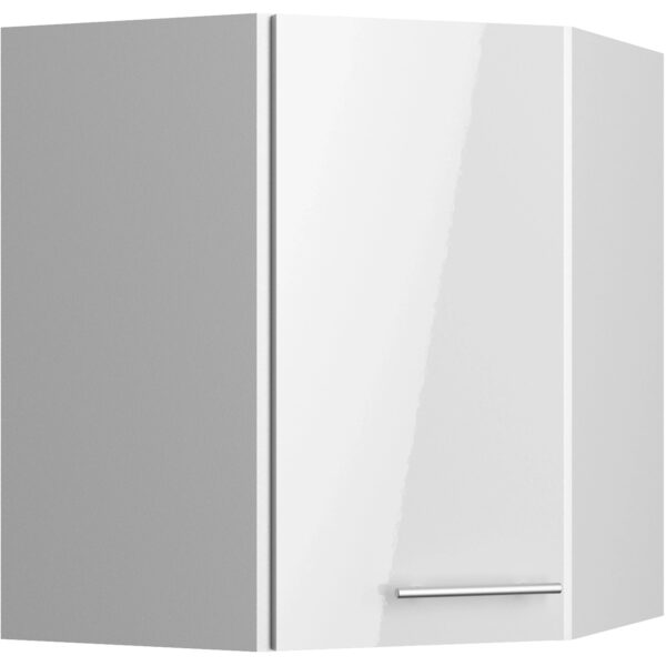 Optifit Küchen-Eckoberschrank Rurik986 60/60 cm x 70,4 cm x 34,9 cm Weiß