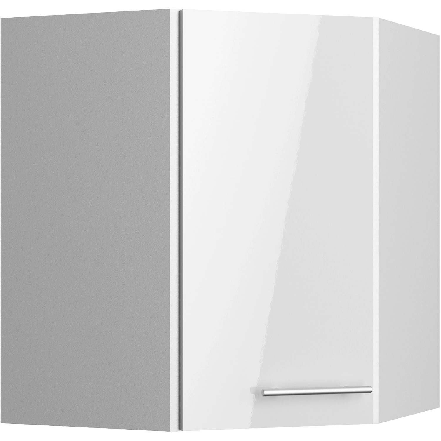 Optifit Küchen-Eckoberschrank Rurik986 60/60 cm x 70,4 cm x 34,9 cm Weiß