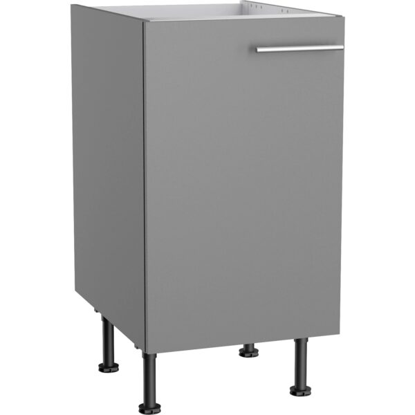Optifit Küchen-Spülenunterschrank Mats825 45 cm x 87 cm x 58,4 cm Basaltgrau