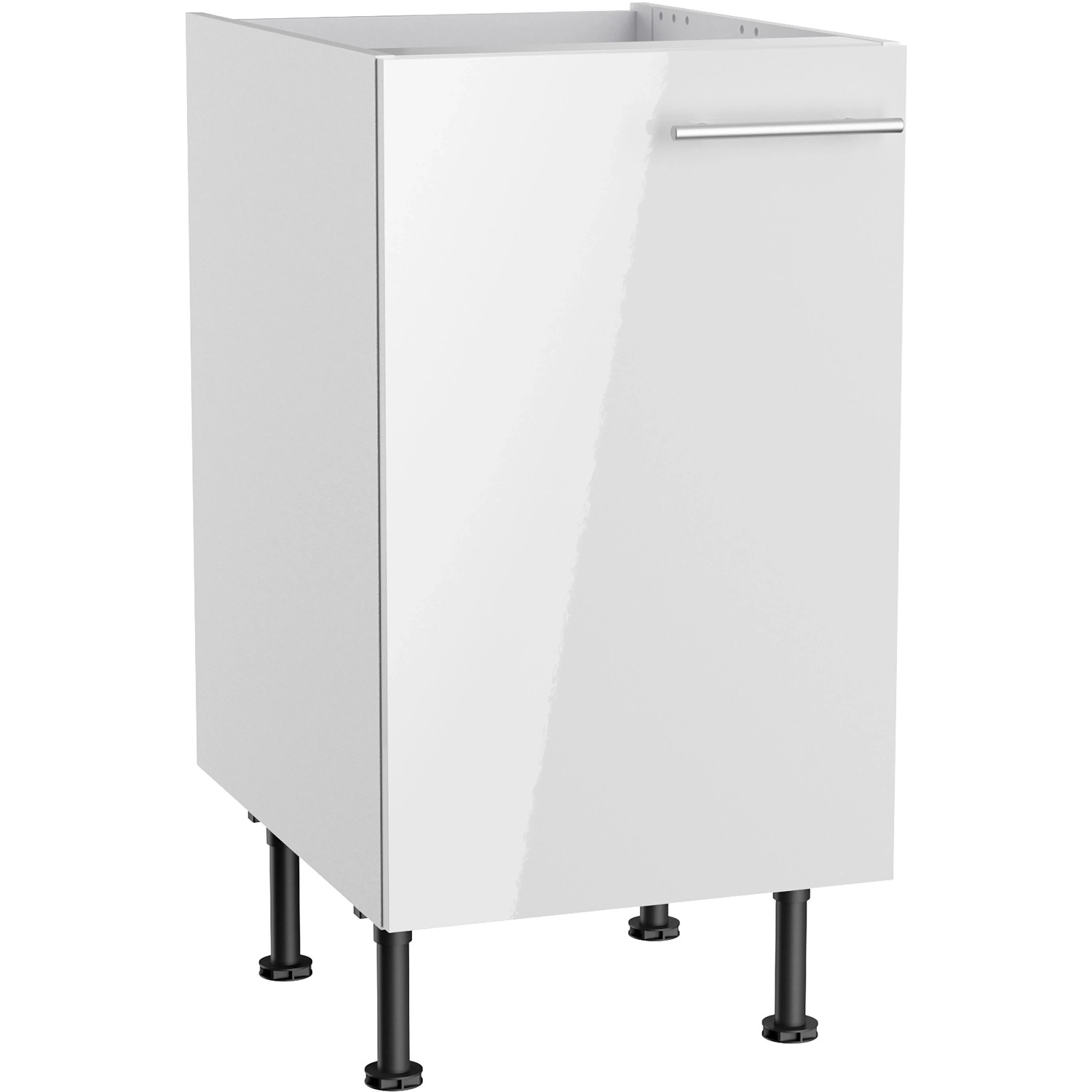 Optifit Küchen-Spülenunterschrank Rurik986 45 cm x 87 cm x 58,4 cm Weiß