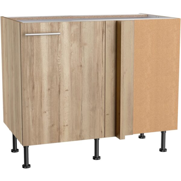 Optifit Eckunterschrank für Geschirrsp. Erik290 100/65 x 87 x 58,4 cm Wildeiche