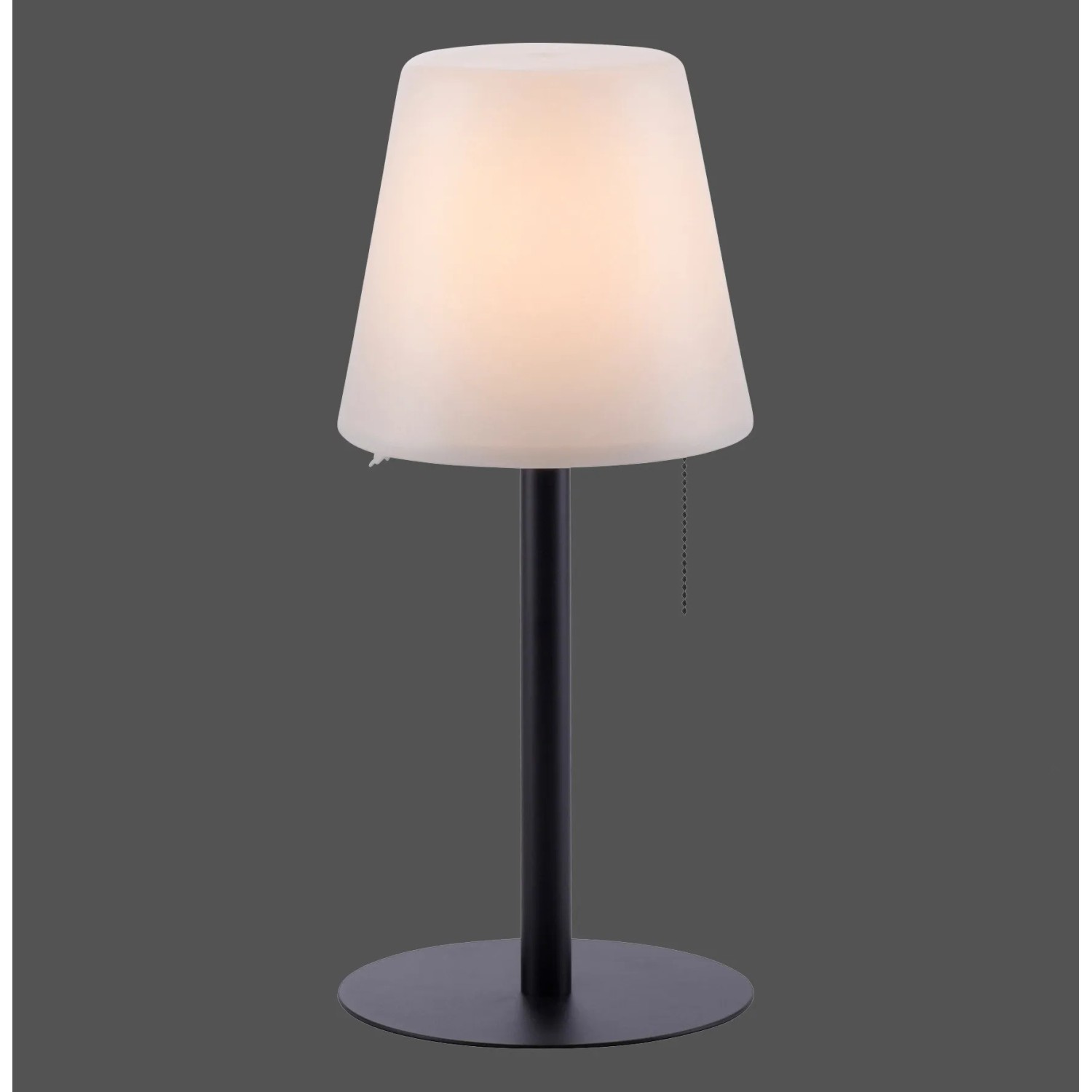 Just Light. LED-Outdoor-Tisch- und Spießleuchte Keno Schwarz H: 30 - 76 cm