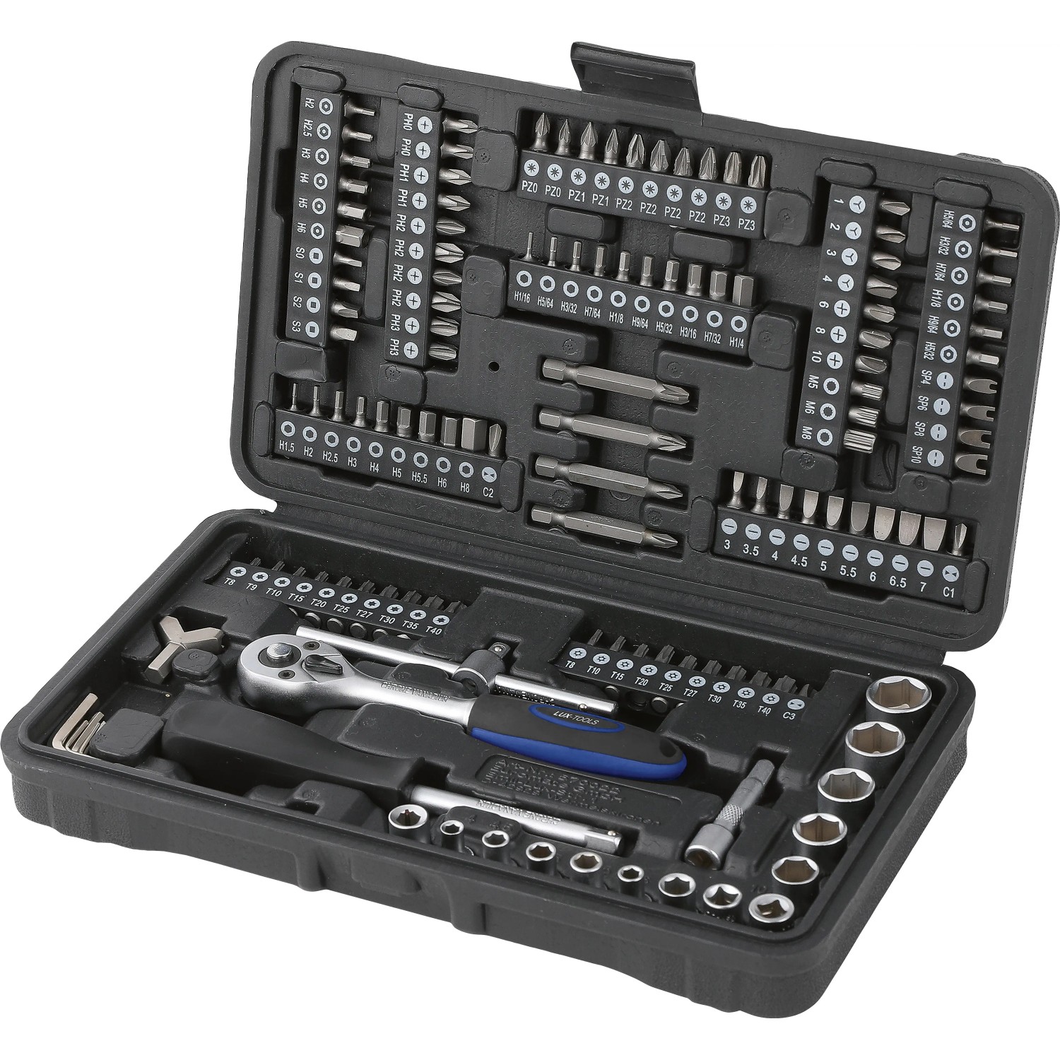 LUX-TOOLS Steckschlüssel-Set 130-tlg.