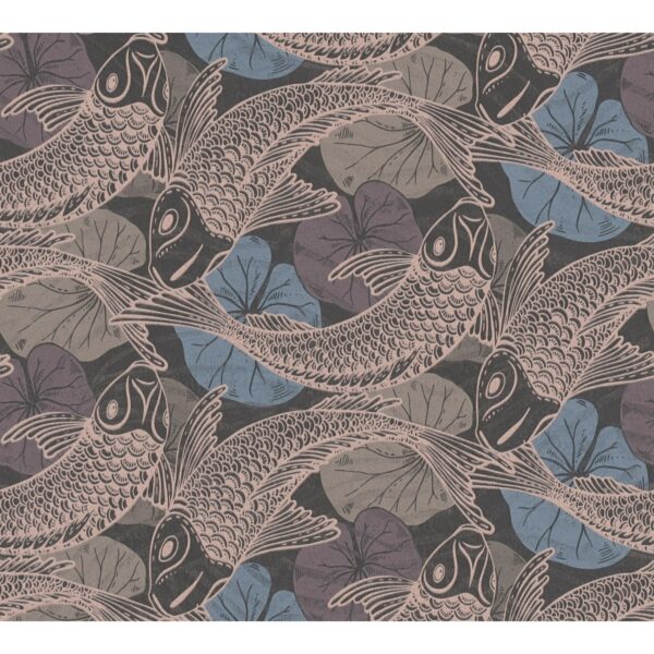 A. S. Creation Vliestapete Metropolitan Stories II Mio Koi Karpfen Grau Blau FSC A. S. Creation Vliestapete Metropolitan Stories II Mio Koi Karpfen Grau Blau FSC