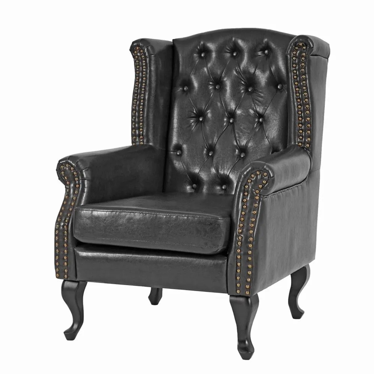 MCW Relaxsessel Oxford Schwarz ohne Ottomane