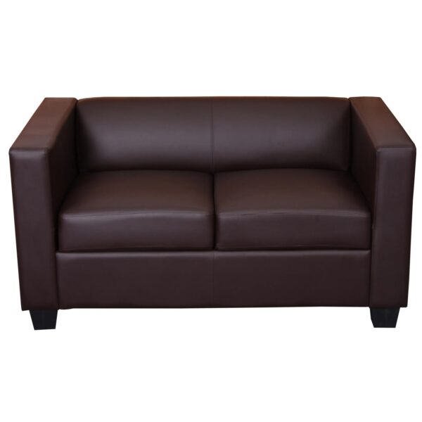MCW 2er Sofa Lille Kunstleder Coffee