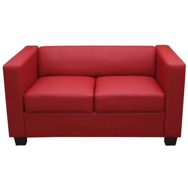 MCW 2er Sofa Lille Rot