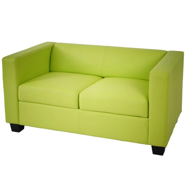 MCW 2er Sofa Lille Kunstleder Hellgrün