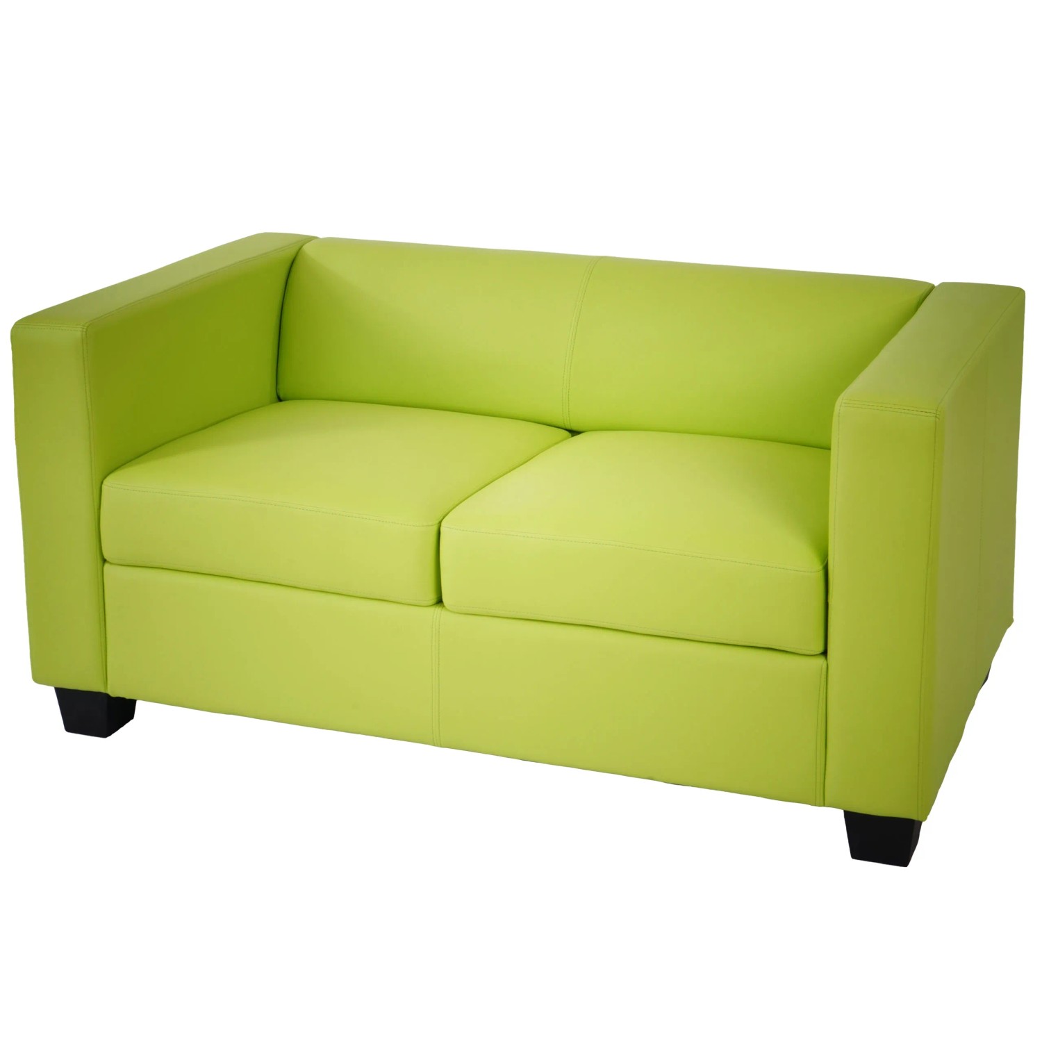MCW 2er Sofa Lille Kunstleder Hellgrün