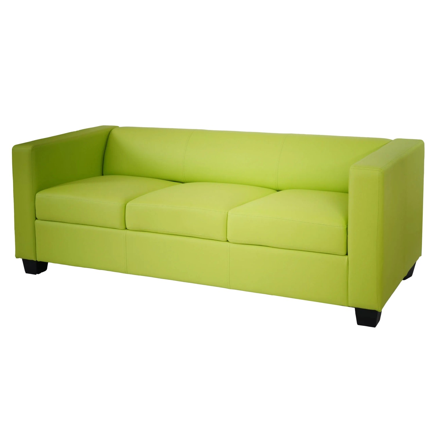 MCW 3er Sofa Lille Kunstleder Hellgrün
