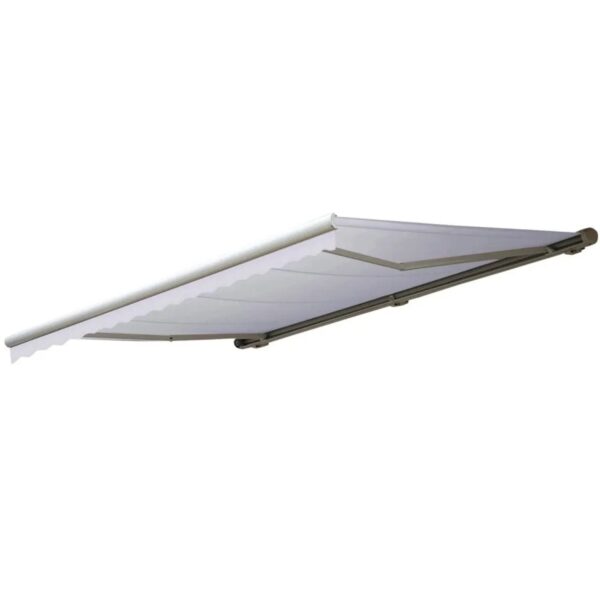 MCW Kassetten-Markise H124 mit Volant 5x3m Acryl Creme