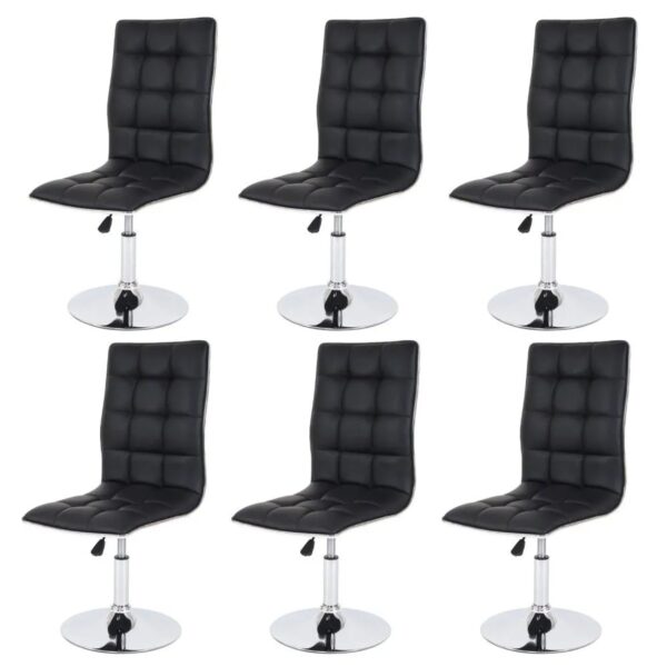 MCW Esszimmerstuhl C41 6er-Set Schwarz Kunstleder MCW Esszimmerstuhl C41 6er-Set Schwarz Kunstleder