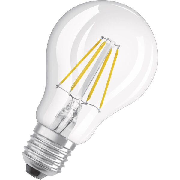 Osram LED-Leuchtmittel E27 Glühlampenform 4 W 470,m 2er Set 10,5 x 6 cm (H x Ø) Osram LED-Leuchtmittel E27 Glühlampenform 4 W 470,m 2er Set 10,5 x 6 cm (H x Ø)