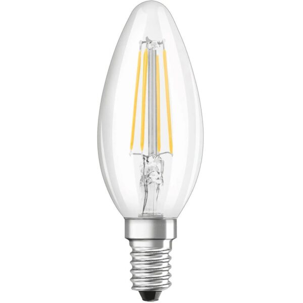 Osram LED-Leuchtmittel E14 Kerzenform 4 W 470,m 2er Set 10 x 3,5 cm (H x Ø) Osram LED-Leuchtmittel E14 Kerzenform 4 W 470,m 2er Set 10 x 3,5 cm (H x Ø)