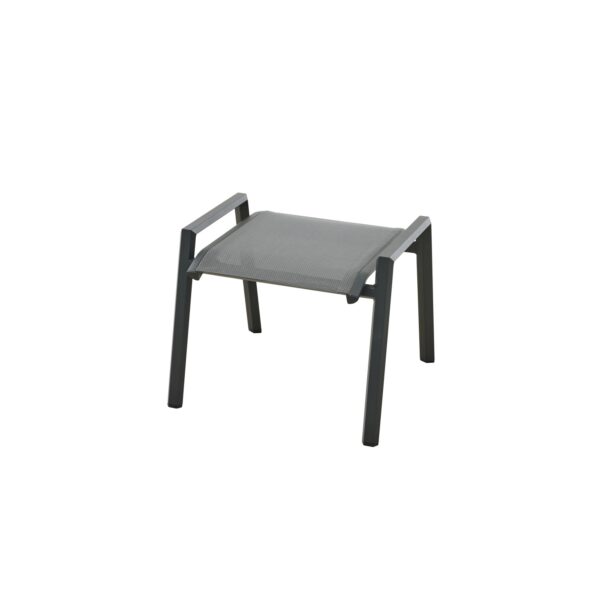 Siena Garden Hocker Tauro 56,5 cm x 59 cm x 47 cm Anthrazit Matt