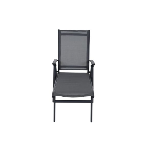 Siena Garden Klappliege Tauro 182 cm x 69 cm x 113 cm Anthrazit Matt