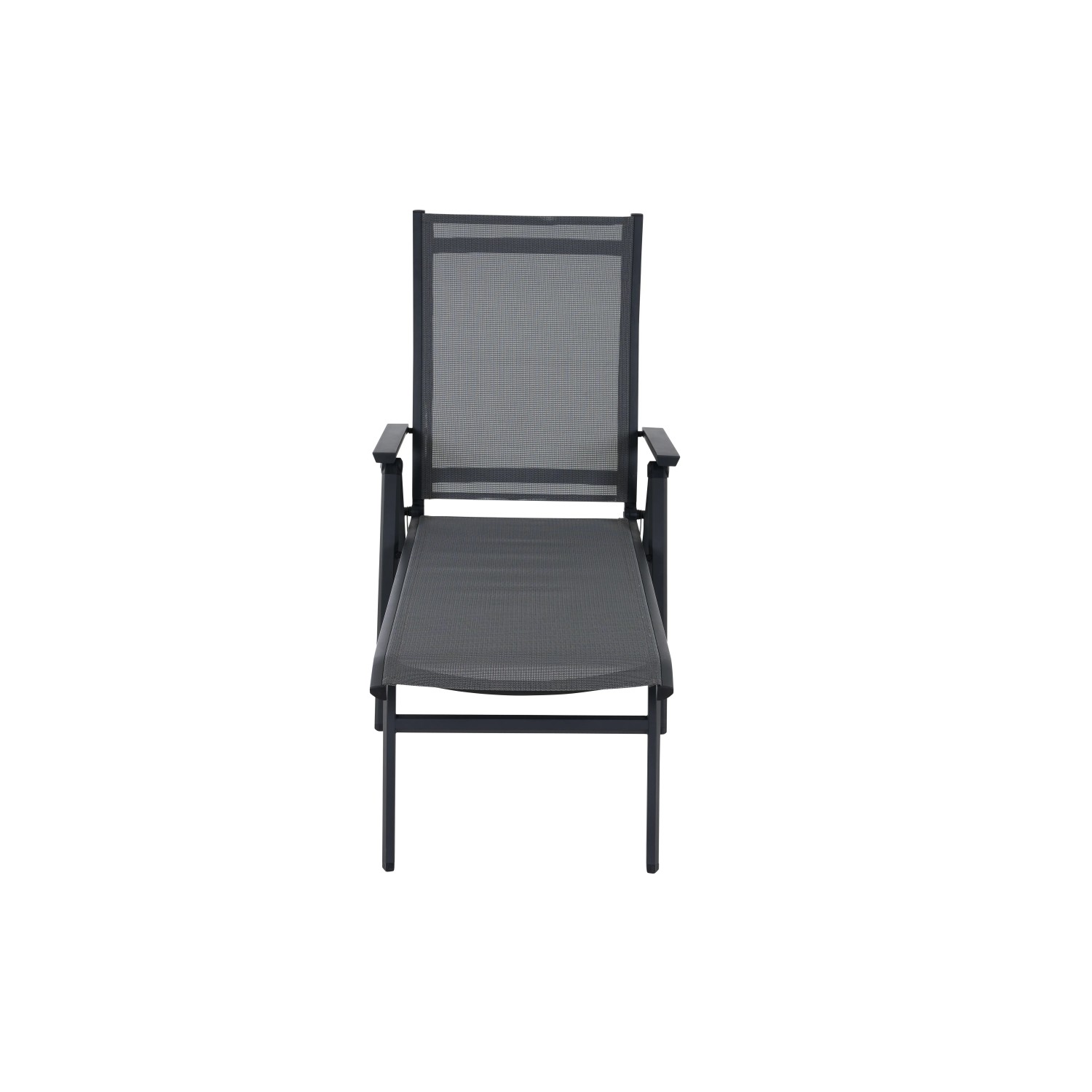 Siena Garden Klappliege Tauro 182 cm x 69 cm x 113 cm Anthrazit Matt
