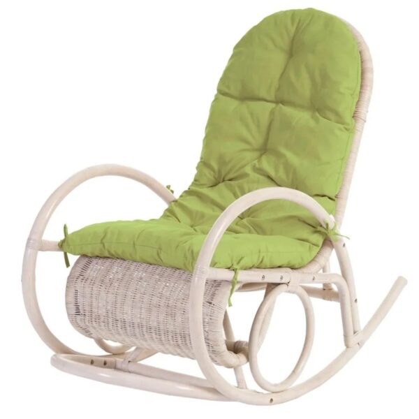 MCW Schaukelstuhl Queluz Auflage Grün MCW Schaukelstuhl Queluz Auflage Grün