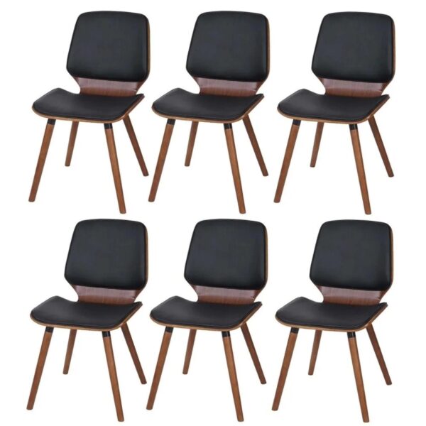 MCW Esszimmerstuhl B16 6er-Set Kunstleder Schwarz MCW Esszimmerstuhl B16 6er-Set Kunstleder Schwarz