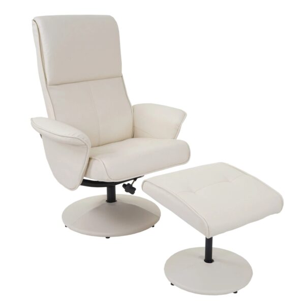 MCW Relaxsessel Stockholm Kunstleder Creme MCW Relaxsessel Stockholm Kunstleder Creme