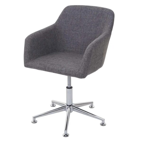 MCW Esszimmerstuhl A74 6er-Set Textil Grau