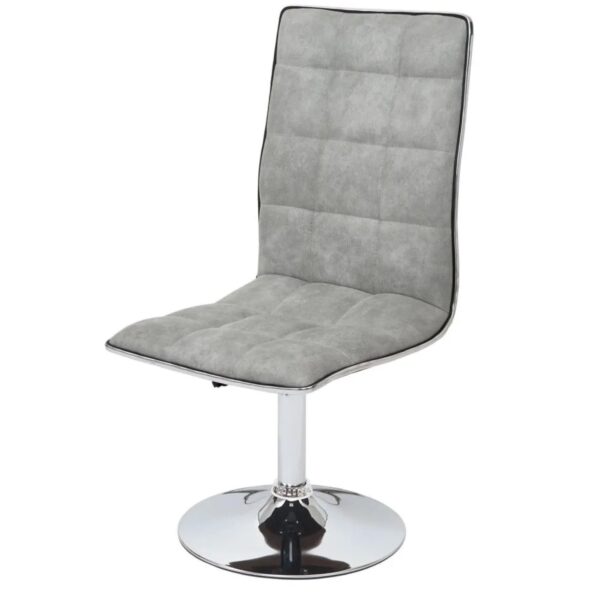 MCW Esszimmerstuhl C41 2er-Set Vintage Betongrau Stoff/Textil