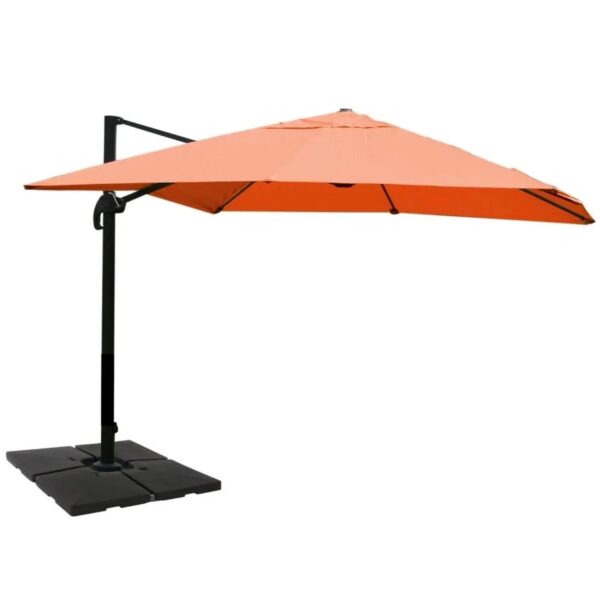 MCW Ampelschirm A96 3x4m Alu/Stahl Terracotta mit Ständer MCW Ampelschirm A96 3x4m Alu/Stahl Terracotta mit Ständer