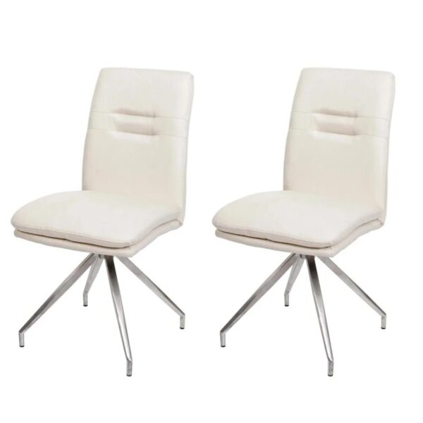 MCW Esszimmerstuhl H70 2er-Set Creme-Beige