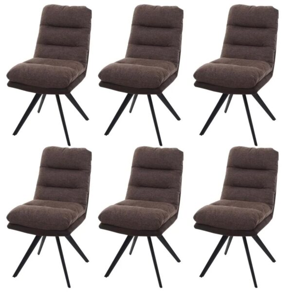 MCW Esszimmerstuhl G66 6er-Set Braun-dunkelbraun MCW Esszimmerstuhl G66 6er-Set Braun-dunkelbraun
