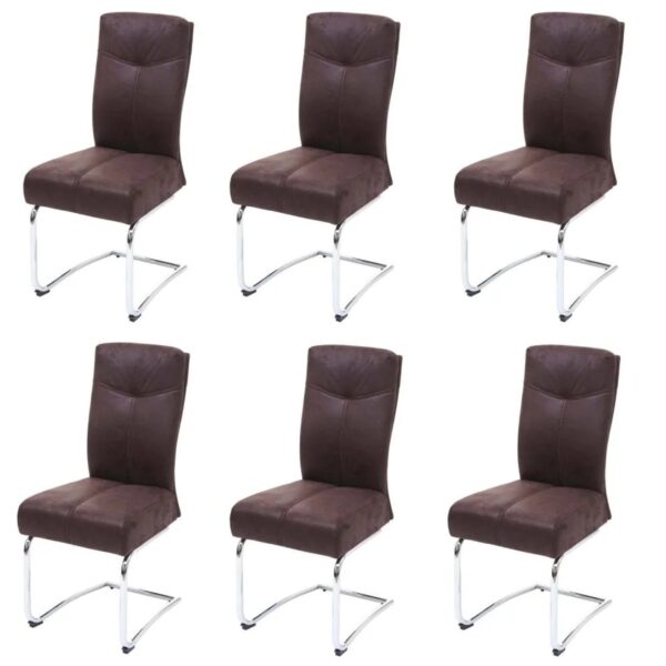 MCW Esszimmerstuhl G56 6er-Set Braun MCW Esszimmerstuhl G56 6er-Set Braun
