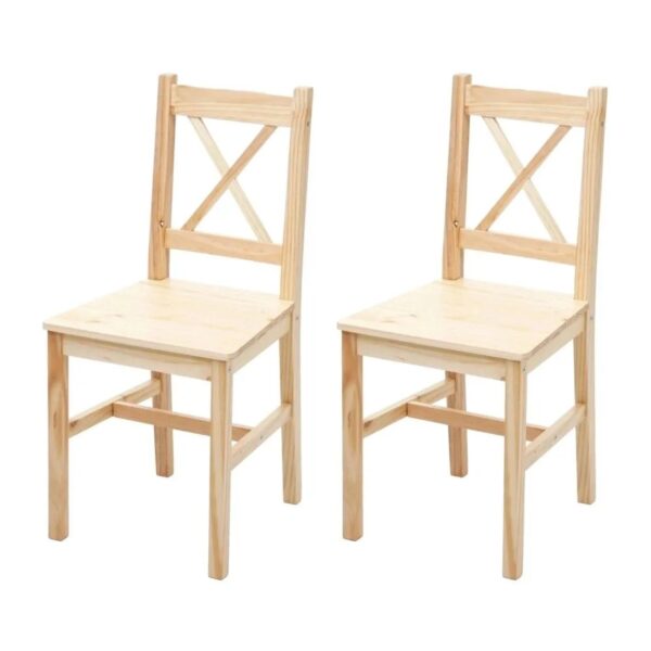 MCW Esszimmerstuhl F77 2er-Set Kiefer Lasiert MCW Esszimmerstuhl F77 2er-Set Kiefer Lasiert