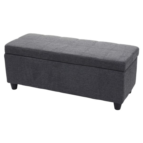 MCW Aufbewahrungs-Truhe Kriens Stoff/Textil 45x114x45cm Dunkelgrau MCW Aufbewahrungs-Truhe Kriens Stoff/Textil 45x114x45cm Dunkelgrau