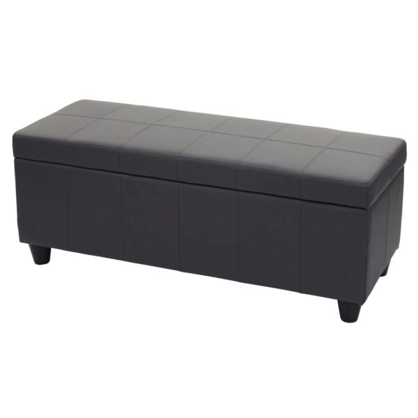 MCW Aufbewahrungs-Truhe Kriens Kunstleder 45x114x45cm Grau Matt MCW Aufbewahrungs-Truhe Kriens Kunstleder 45x114x45cm Grau Matt