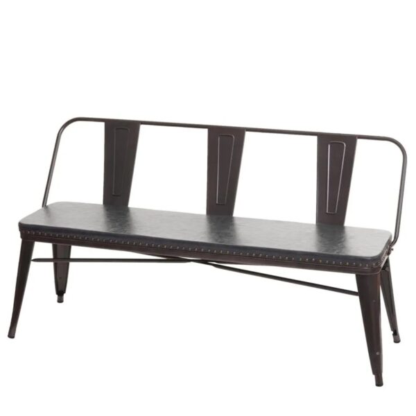 MCW 3er Sitzbank H10 Schwarz-Grau