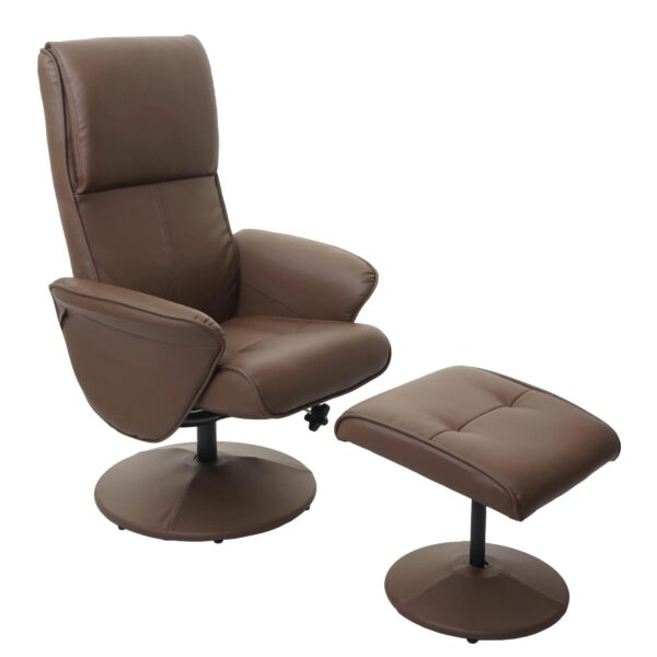 MCW Relaxsessel Stockholm Kunstleder Taupe MCW Relaxsessel Stockholm Kunstleder Taupe