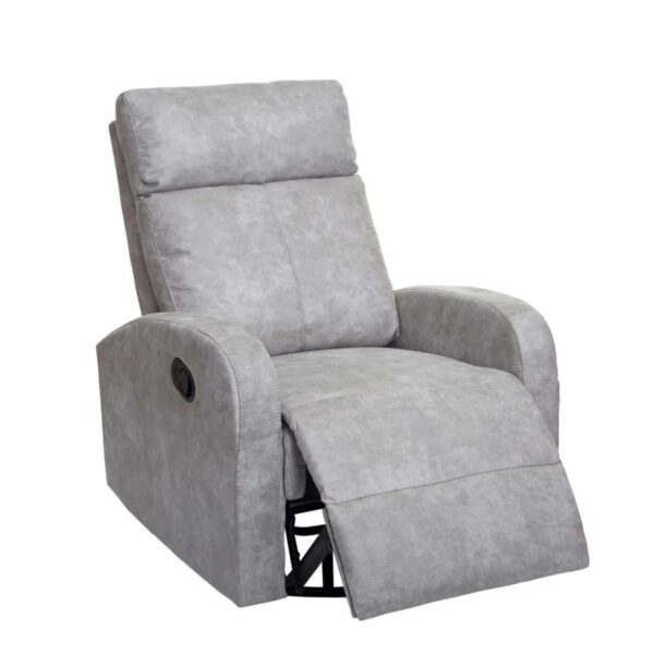 MCW Fernsehsessel A54 Premium Stoff/Textil Hellgrau