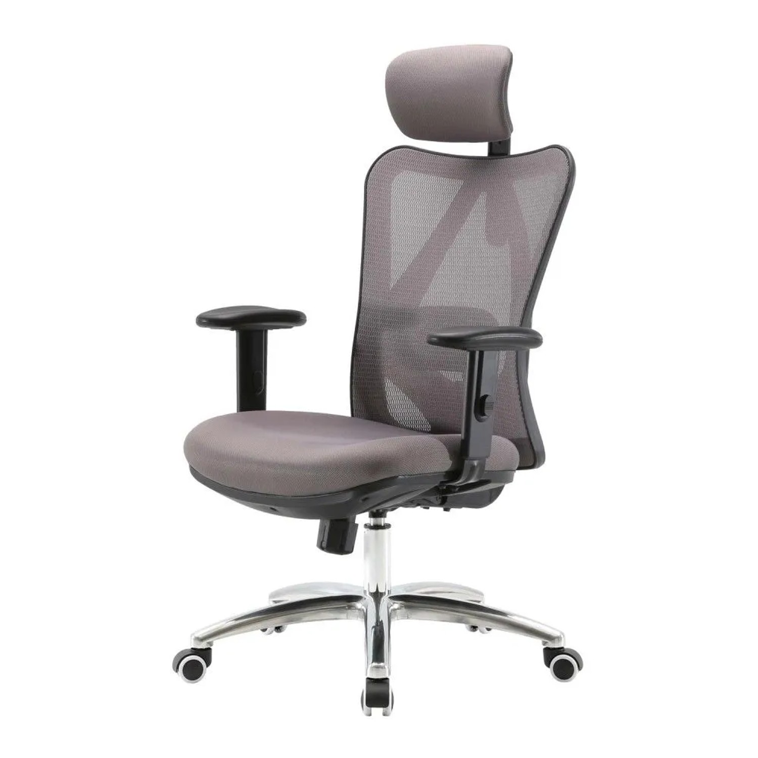 MCW Bürostuhl J86 Schreibtischstuhl Ergonomisch Verstellbare Lordosenstütze 150kg Belastbar ohne Fußstütze