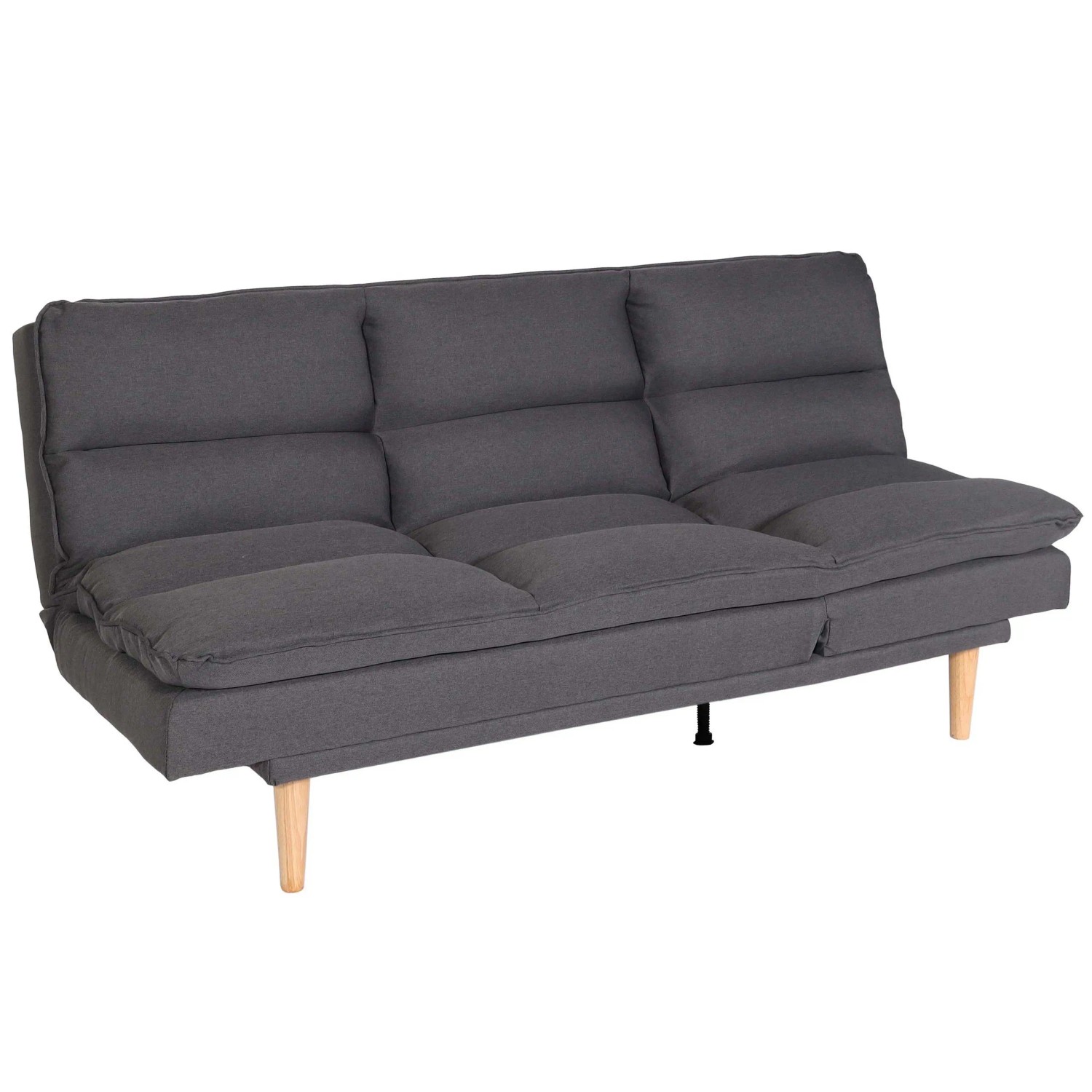 MCW Schlafsofa M79 Stoff/Textil Dunkelgrau