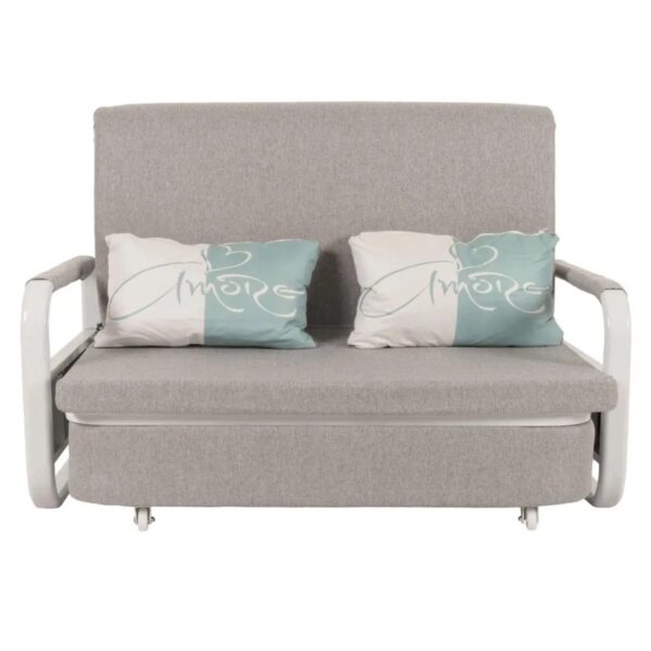 MCW Schlafsofa M83 Stoff/Textil Hellgrau 130x185cm MCW Schlafsofa M83 Stoff/Textil Hellgrau 130x185cm