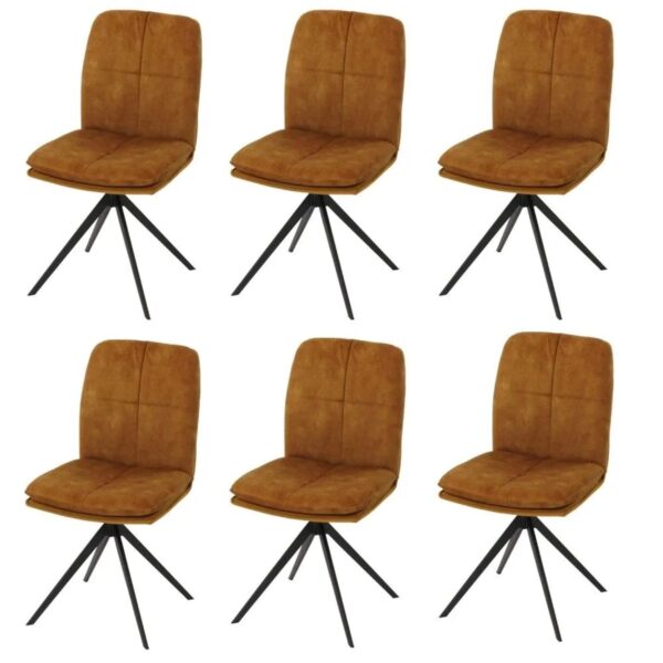 MCW Esszimmerstuhl M68 6er-Set Gelb MCW Esszimmerstuhl M68 6er-Set Gelb