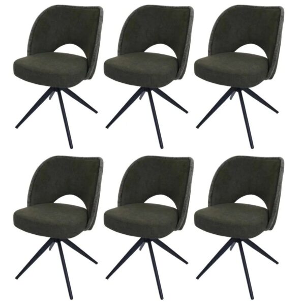 MCW Esszimmerstuhl N72 6er-Set Grün