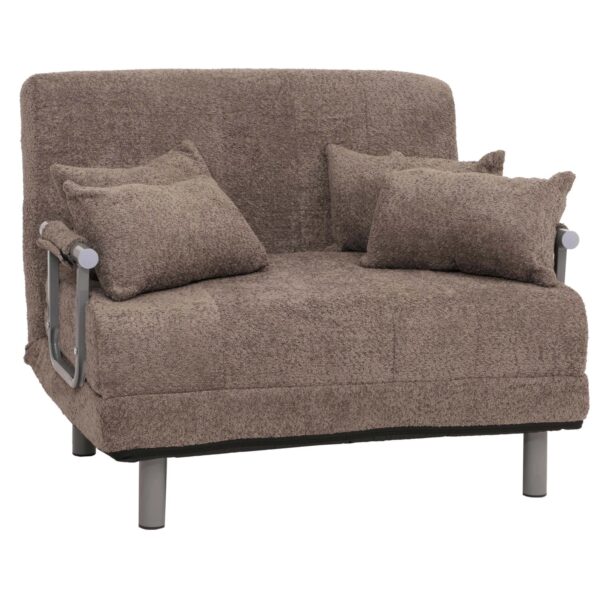 MCW Schlafsessel K29 Stoff Boucle 500g/m² Hellbraun