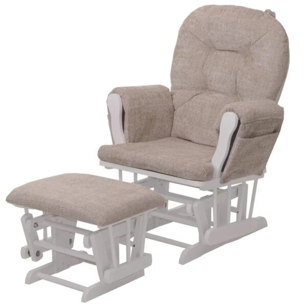 MCW Relaxsessel C76 Creme Gestell Weiß MCW Relaxsessel C76 Creme Gestell Weiß