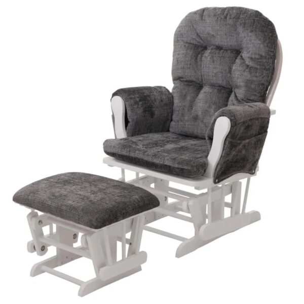 MCW Relaxsessel C76 Dunkelgrau Gestell Weiß MCW Relaxsessel C76 Dunkelgrau Gestell Weiß