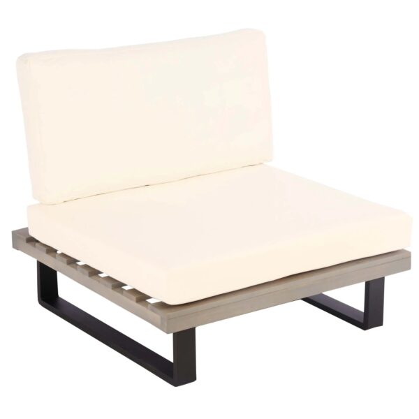 MCW Lounge-Sessel H54 Grau Polster