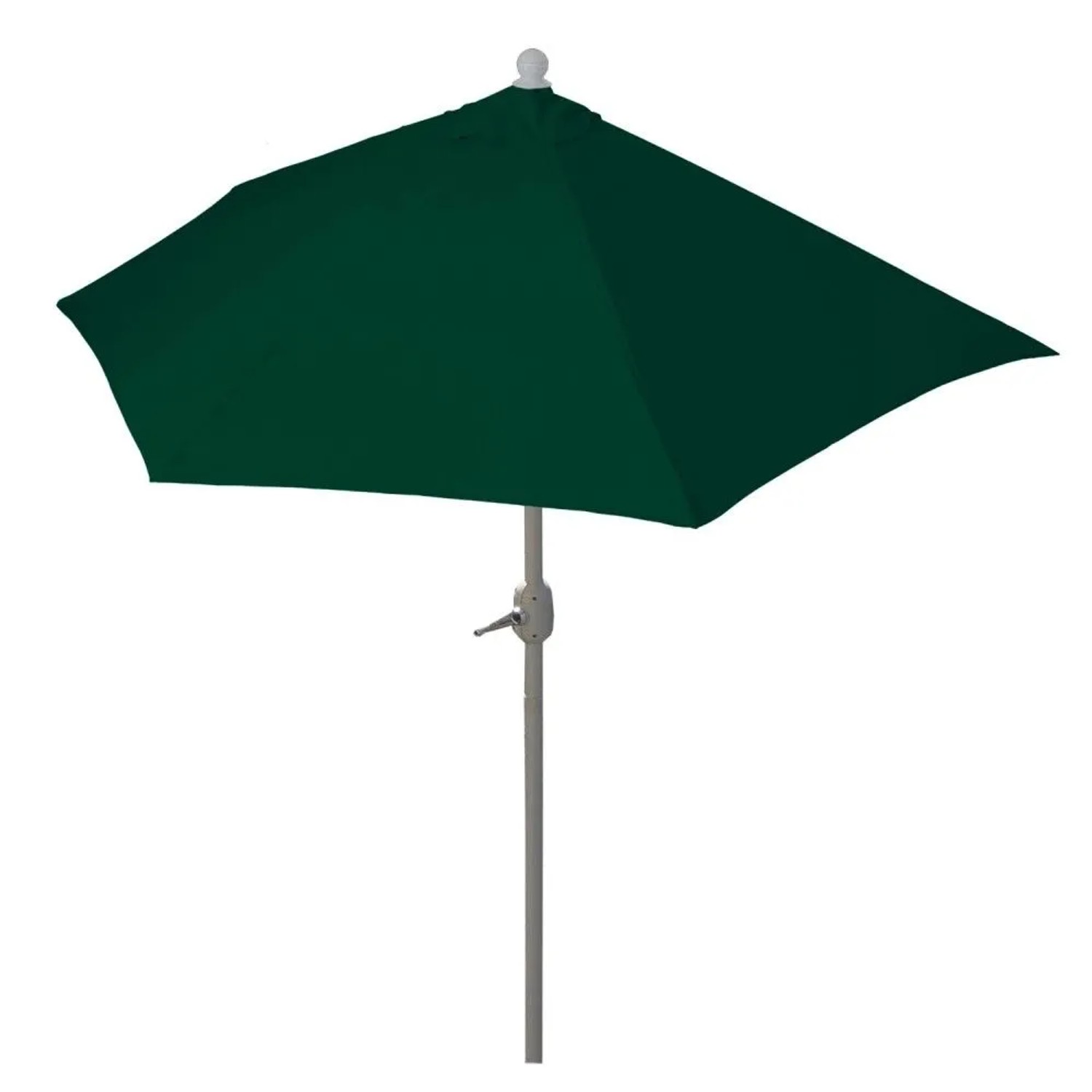 MCW Sonnenschirm Lorca Halbrund 2,7m UV 50+ 270cm Grün ohne Ständer
