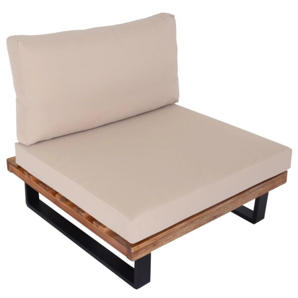 MCW Lounge-Sessel H54 Hellbraun Polster Beige MCW Lounge-Sessel H54 Hellbraun Polster Beige