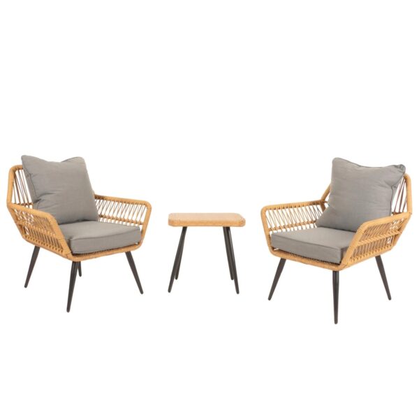 MCW Poly-Rattan Garnitur N34 Dunkelgrau MCW Poly-Rattan Garnitur N34 Dunkelgrau