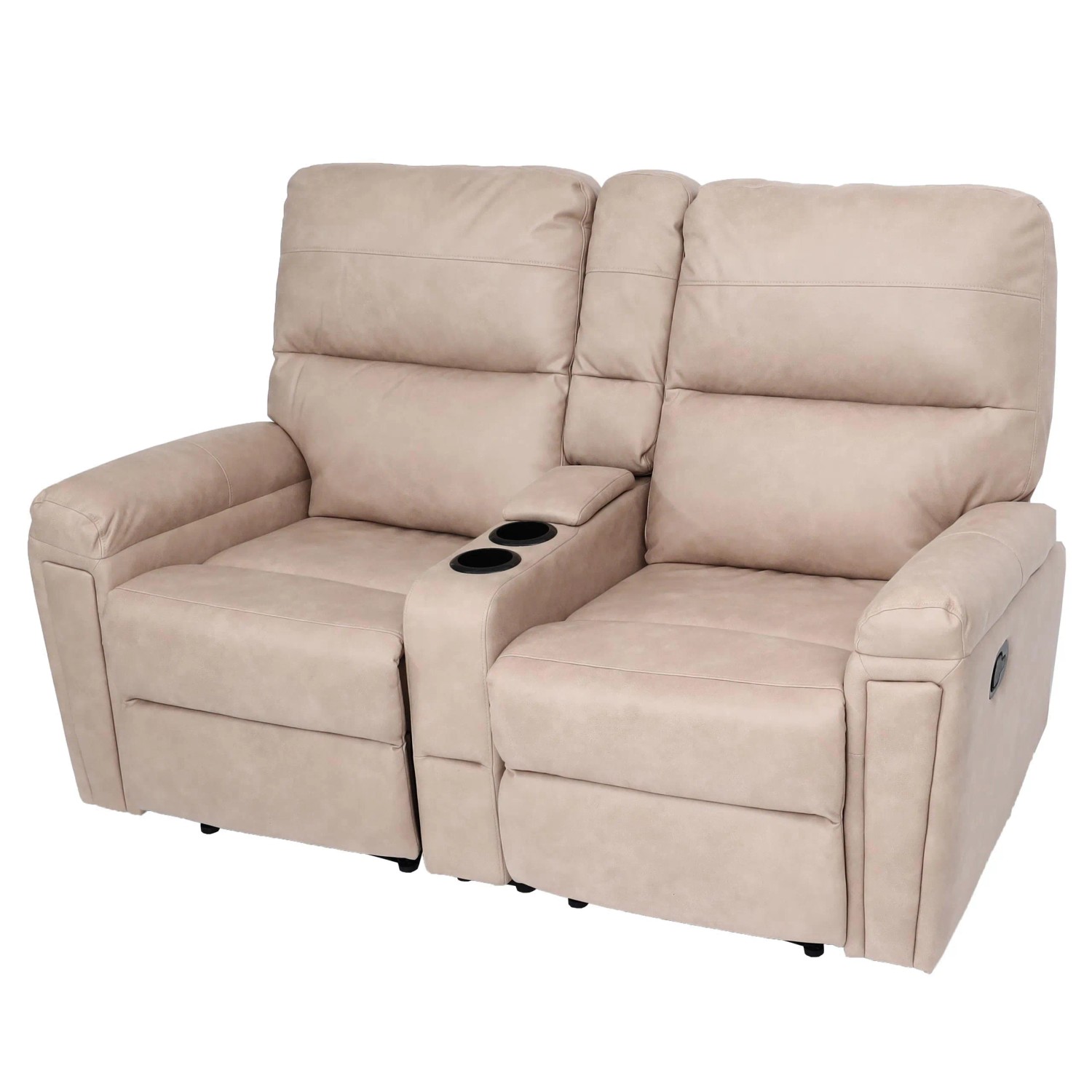 MCW 2er Kinosessel K17 Stoff/Textil Beige